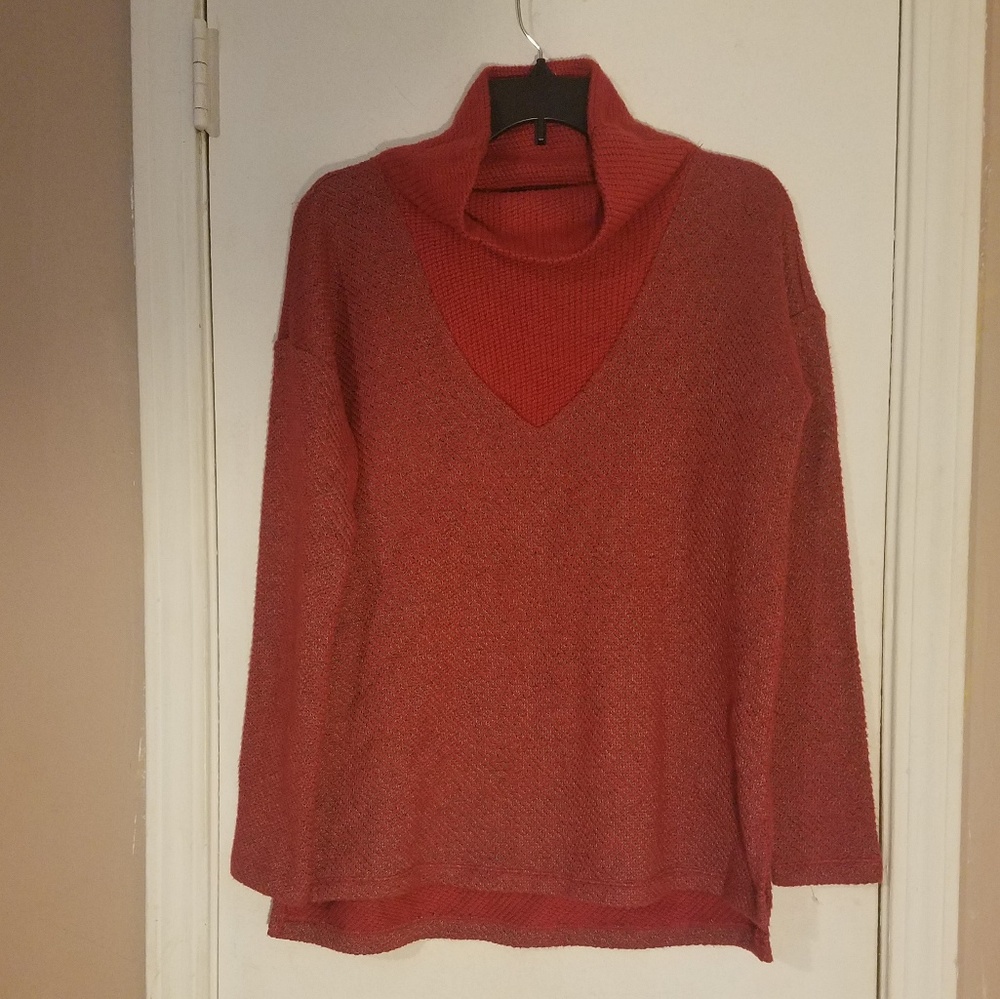 Anthropologie Sanctuary red sweater size small